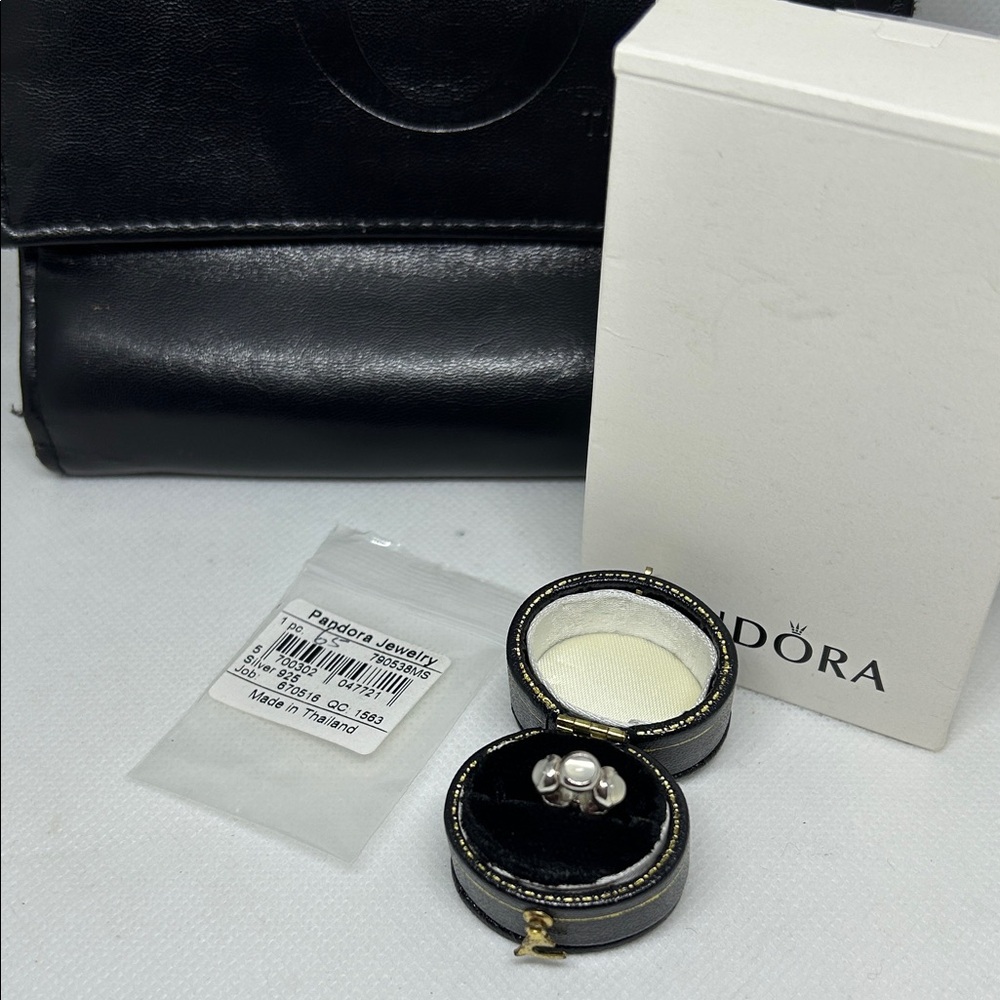 Pandora Sterling Silver & Moonstone Spacer Charm